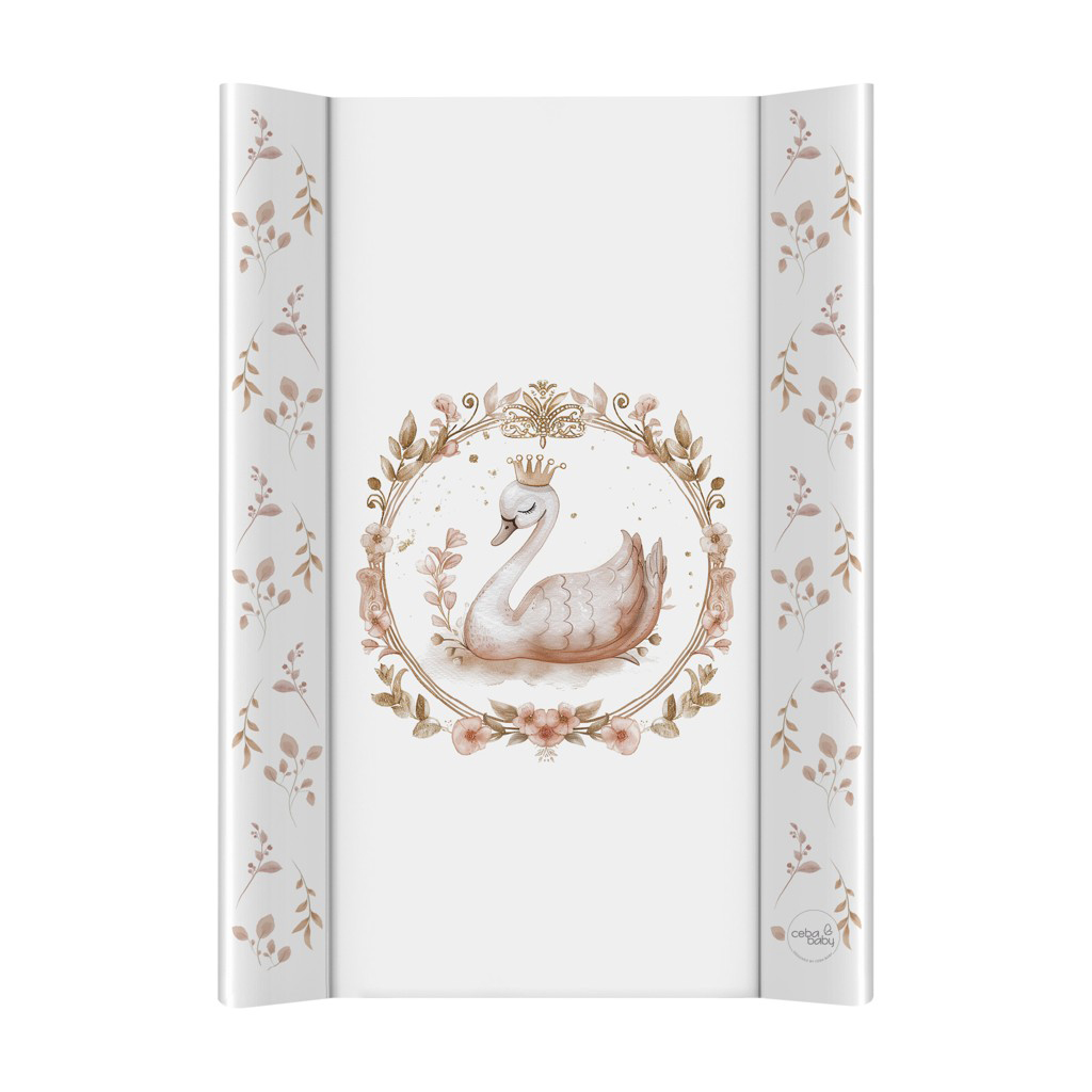 CEBA BABY Podložka prebaľovacia 2-hranná s pevnou doskou (50x70) Basic Glamour Style